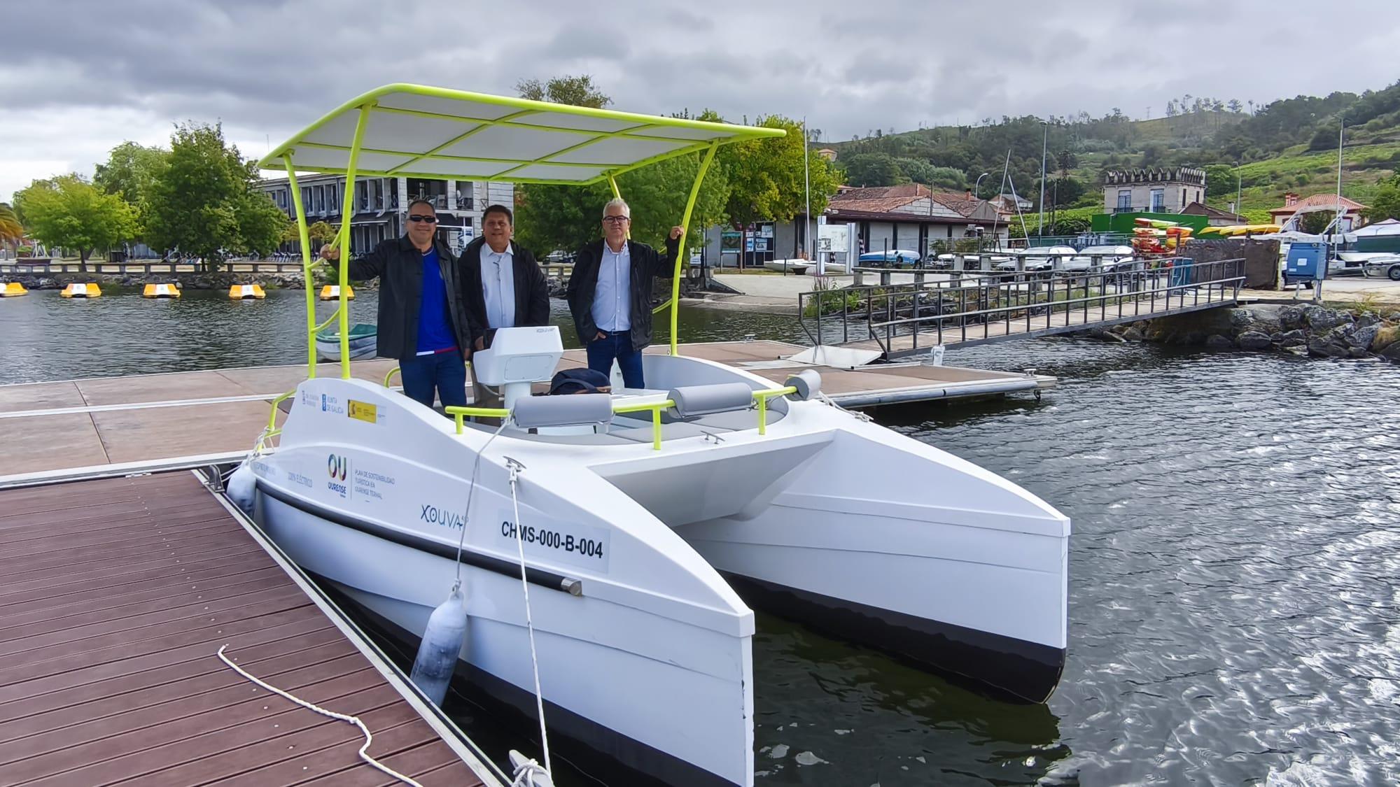 Demostración barco eléctrico XOUVA